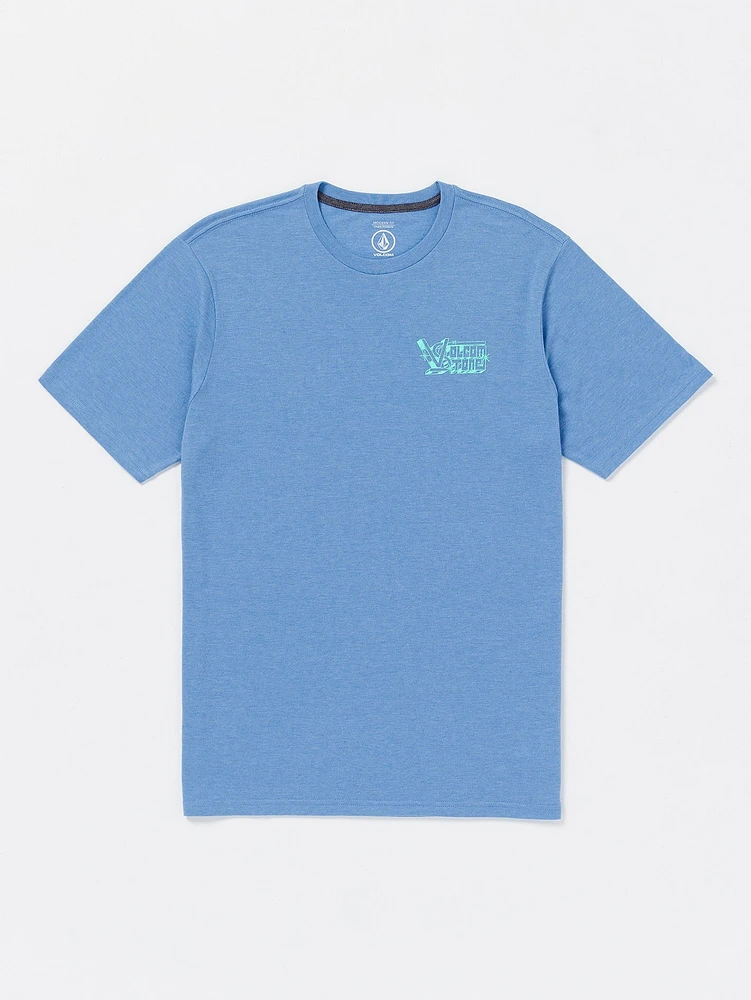 Whoops Short Sleeve Tee - Blue Bird Heather