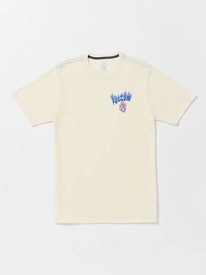 After Burner Short Sleeve Tee - Off White Heater