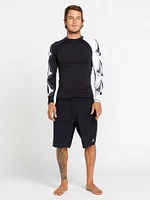 Surf Vitals Jack Robinson Long Sleeve Rashguard - Black