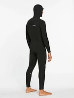 Mens Modulator 4/3mm Hooded Chestzip Fullsuit - Black