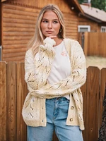 Cosmosa Cardigan - Cloud