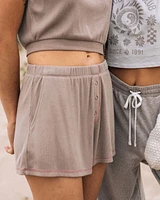 Lived Lounge Knit Shorts - Concrete