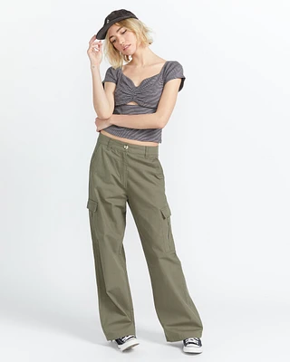 Cargstone Pants - Army Green Combo