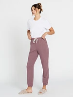 Lived Lounge Elastic Waist Fleece Pants