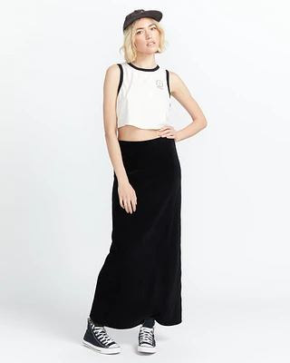 Cording To U Skirt - Black