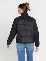 Not Enuff Puff Jacket - Black