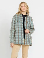 Polar Boobear Flannel - Glacier Blue