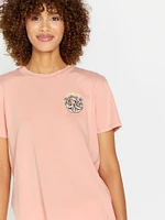 Lock It Up Tee - Reef Pink