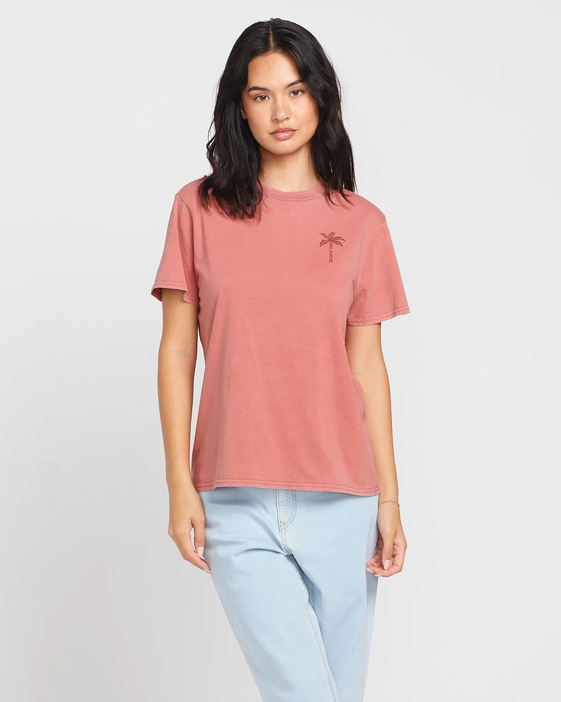 Lock It Up Tee - Mauve Rose