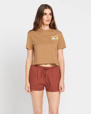 Pocket Dial Tee - Vintage Brown