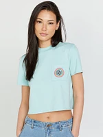 Pocket Dial Tee - Glacier Blue