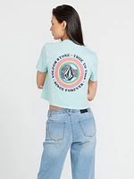 Pocket Dial Tee - Glacier Blue