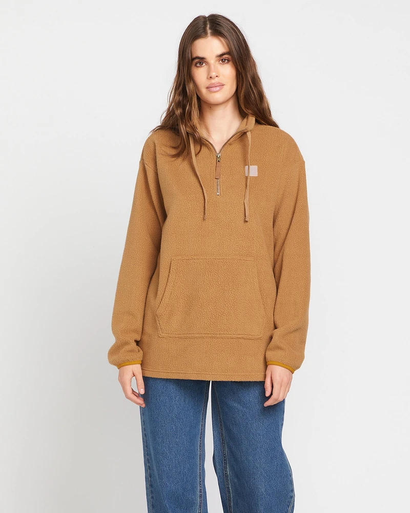 Pheelin Phresh Mock Neck Sweatshirt - Vintage Brown