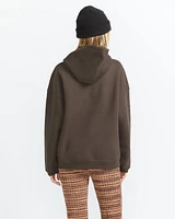 Stone Heart Up Hoodie - Dark Chocolate