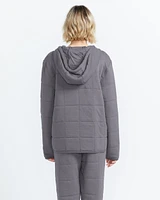 Squared Off Hoodie - Dark Grey