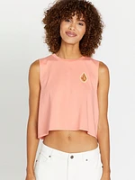 Stone Hour Crop - Reef Pink