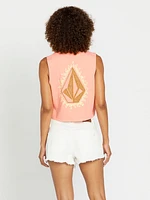 Stone Hour Crop - Reef Pink