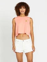 Stone Hour Crop - Reef Pink