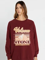 Stone Magic Boyfriend Crew Sweatshirt
