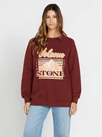 Stone Magic Boyfriend Crew Sweatshirt