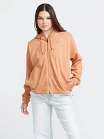 Truly Deal Zip Jacket - Wild Ginger