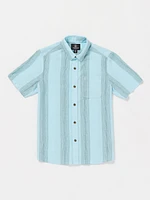 Big Boys Flaxstone Short Sleeve Shirt - Crystal Blue