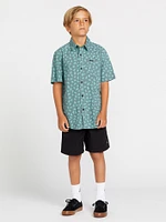 Big Boys Interstone Short Sleeve Shirt - Service Blue