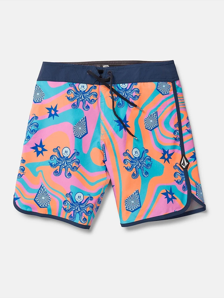 Big Boys Octoparty Scallop Mod-Tech Trunks - Multi