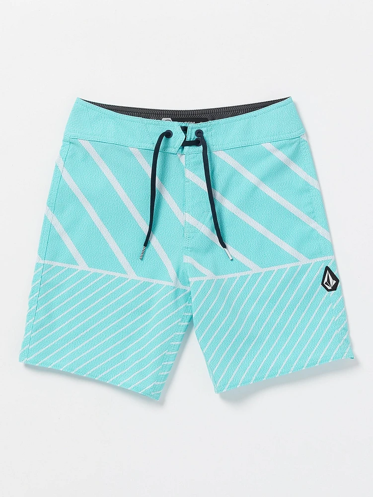 Big Boys Quarta Static Boardshorts - Neon Blue