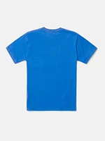 Big Boys Flamey V Short Sleeve Tee - Patriot Blue