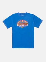 Big Boys Flamey V Short Sleeve Tee - Patriot Blue