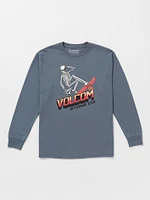 Big Boys Bone Slide Long Sleeve Tee - Dark Slate