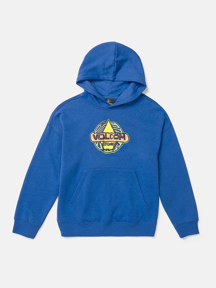 Big Boys Wobbled Hoodie - Patriot Blue