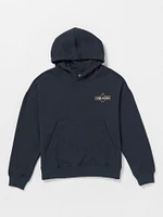 Big Boys Branding Iron Heather Hoodie - Navy