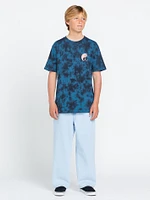 Big Boys Counterbalance Dye Short Sleeve Tee - Dark Blue