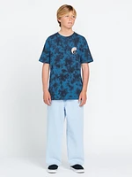 Big Boys Counterbalance Dye Short Sleeve Tee - Dark Blue