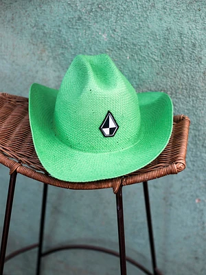 Schroff X Volcom Straw Hat - Dusty Aqua