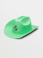 Schroff X Volcom Straw Hat - Dusty Aqua