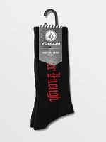 Schroff X Volcom Sock - Black