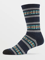 Dosage Stripe Socks - Navy