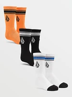 Big Boys Full Stone Socks Multipack - Multi