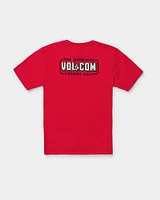 Little Boys Vibeout Short Sleeve Tee - Red