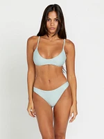 Simply Solid Crop Bikini Top - Sea Glass