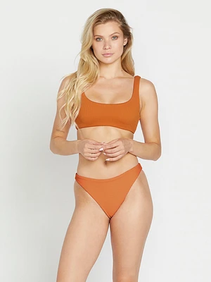 So Current Skimpy Bikini Bottom - Burnt Sienna