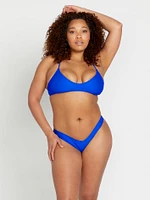 Simply Solid V-Bottom Bikini Bottom - True Blue