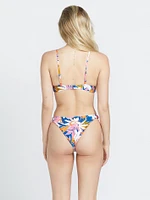 Hot Tropics V-Bikini Bottom - True Blue