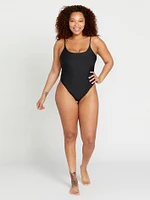 Simply Seamless One Piece Swimsuit - Black