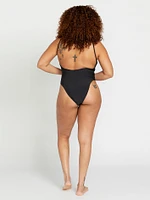 Simply Seamless One Piece Swimsuit - Black