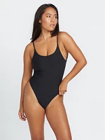 Simply Seamless One Piece Swimsuit - Black