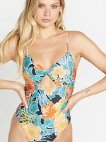 Take It Easy One-Piece Swimsuit - Multi